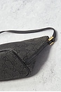 view 9 of 10 Gucci Denim GG Boat Pochette Shoulder Bag in Black