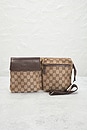 view 2 of 8 Gucci Double Pocket Belt Bag in Brown