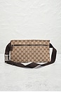 view 3 of 8 Gucci Double Pocket Belt Bag in Brown