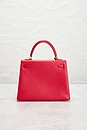 view 3 of 10 Hermes Veau Epsom Kelly 25 Handbag in Rouge