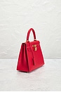 view 4 of 10 Hermes Veau Epsom Kelly 25 Handbag in Rouge