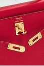 view 6 of 10 Hermes Veau Epsom Kelly 25 Handbag in Rouge