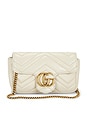 view 1 of 7 Gucci Super Mini GG Marmont Shoulder Bag in White