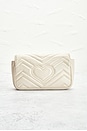 view 3 of 7 Gucci Super Mini GG Marmont Shoulder Bag in White