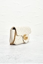 view 4 of 7 Gucci Super Mini GG Marmont Shoulder Bag in White