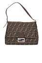 view 1 of 10 Fendi Zucca Mama Forever Baguette Shoulder Bag in Tobacco Brown