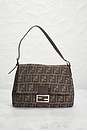 view 2 of 10 Fendi Zucca Mama Forever Baguette Shoulder Bag in Tobacco Brown