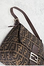 view 8 of 10 Fendi Zucca Mama Forever Baguette Shoulder Bag in Tobacco Brown