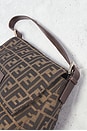view 9 of 10 Fendi Zucca Mama Forever Baguette Shoulder Bag in Tobacco Brown
