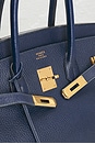 view 6 of 10 SAC À MAIN HERMES in Blue Saphir