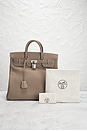 view 10 of 10 Hermes Togo Haut A Courroies Birkin 40 Handbag in Etoupe