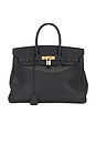view 1 of 10 Hermes Togo Birkin 35 Handbag in Noir