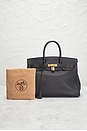 view 10 of 10 Hermes Togo Birkin 35 Handbag in Noir