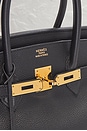view 6 of 10 Hermes Togo Birkin 35 Handbag in Noir