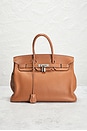 view 2 of 10 SAC À MAIN HERMES in Gold