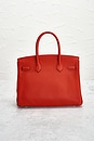 view 3 of 8 SAC À MAIN HERMES in Rouge Grenat