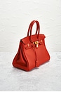 view 4 of 8 SAC À MAIN HERMES in Rouge Grenat