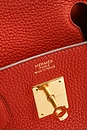 view 7 of 8 SAC À MAIN HERMES in Rouge Grenat