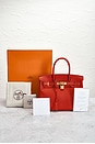 view 8 of 8 SAC À MAIN HERMES in Rouge Grenat
