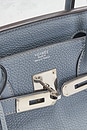view 6 of 10 SAC À MAIN HERMES in Blue Lin