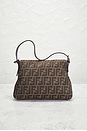 view 3 of 10 Fendi Zucca Mama Forever Baguette Shoulder Bag in Tobacco Brown