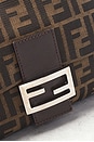 view 5 of 10 Fendi Zucca Mama Forever Baguette Shoulder Bag in Tobacco Brown