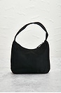 view 3 of 8 Prada Re-Edition 2000 Re-Nylon Shoulder Bag in Black