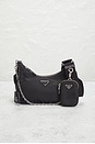 view 2 of 9 SAC PORTÉ ÉPAULE PRADA in Black