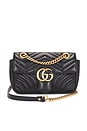 view 1 of 10 Gucci Mini GG Marmont Shoulder Bag in Black