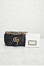view 10 of 10 Gucci Mini GG Marmont Shoulder Bag in Black