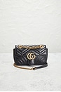 view 2 of 10 Gucci Mini GG Marmont Shoulder Bag in Black