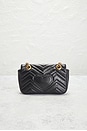 view 3 of 10 Gucci Mini GG Marmont Shoulder Bag in Black