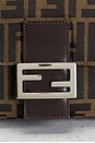 view 6 of 8 Fendi Zucca Mama Forever Baguette Shoulder Bag in Brown