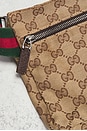 view 9 of 10 Gucci Double Pocket Belt Bag in Brown