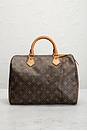 view 3 of 10 Louis Vuitton Monogram Speedy 30 Handbag in Brown