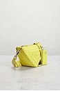 view 5 of 8 Prada Raffia Triangle Shoulder Bag in Yellow