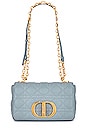 view 1 of 10 Dior Cannage Caro Leather Chain Shoulder Bag in Blue