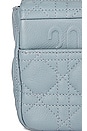 view 9 of 10 Dior Cannage Caro Leather Chain Shoulder Bag in Blue