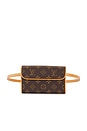 view 1 of 9 Louis Vuitton Monogram Florentine Pochette Belt Bag in Brown