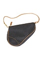 view 1 of 8 Dior Denim Pochette Saddle Bag in Blue