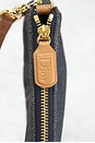 view 6 of 8 Dior Denim Pochette Saddle Bag in Blue