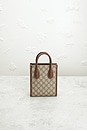 view 3 of 9 Gucci Retro Interlocking G Mini Tote Bag in Brown