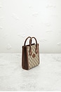 view 4 of 9 Gucci Retro Interlocking G Mini Tote Bag in Brown