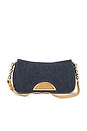 view 1 of 8 Dior Denim Maris Pearl Shoulder Bag in Blue