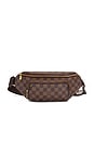 view 1 of 9 Louis Vuitton Damier Ebene Melville Bum Bag in Brown