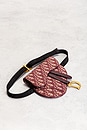 view 4 of 7 Dior Trotter Oblique Saddle Belt Bag in Red
