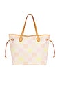 view 1 of 9 Louis Vuitton Damierlicious Neverfull MM Tote Bag in Multicolor