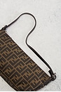view 7 of 9 Fendi Zucca Pochette Shoulder Bag in Brown