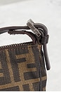 view 8 of 9 Fendi Zucca Pochette Shoulder Bag in Brown