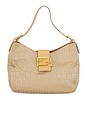 view 1 of 8 Fendi Zucchino Hobo Bag in Neutral
